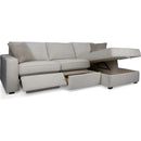 Decor-Rest Furniture Power Reclining Fabric 2 pc Sectional 2456P 2 pc Sectional IMAGE 3