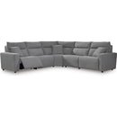  Signature Design by Ashley Modmax 65906S8 5 pc Power Reclining Sectional IMAGE 1