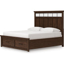 Signature Design by Ashley Taffenbrook B849B5 California King Panel Storage Bed IMAGE 4