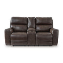  Signature Design by Ashley Crossplex PCU6450618 Power Reclining Loveseat with Console and Adjustable Headrest IMAGE 2