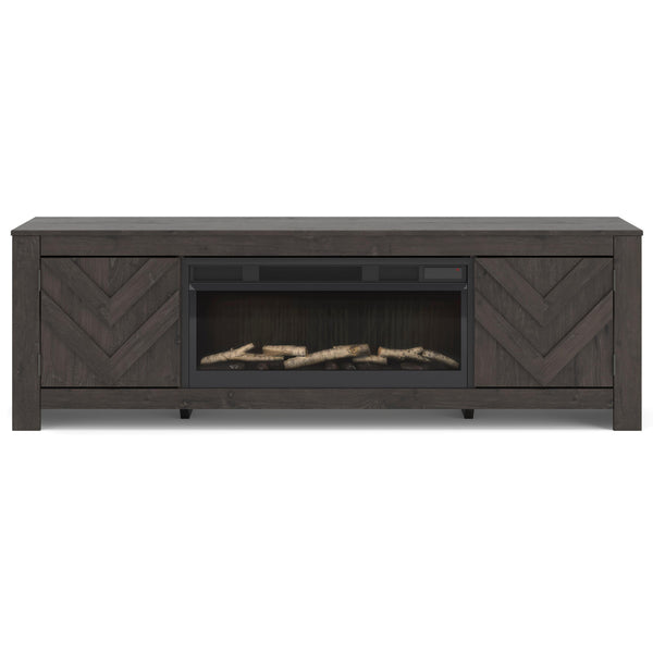 Signature Design by Ashley Cayboni W3789W1 71" TV Stand with Electric Fireplace IMAGE 1