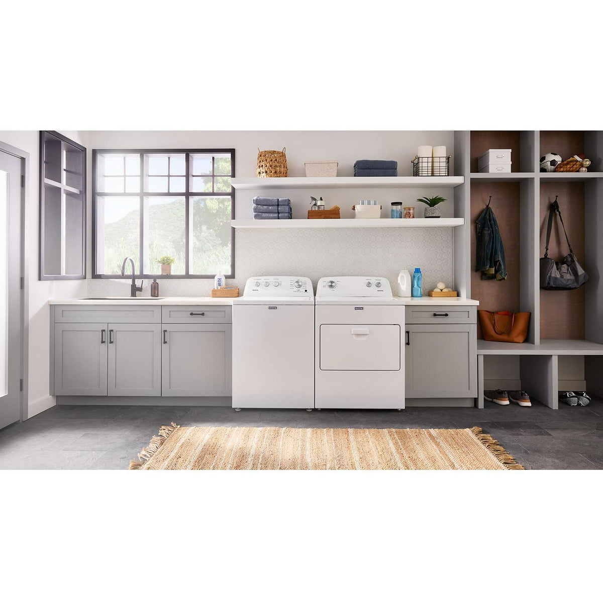 Maytag 7.0 cu. ft. Top Load Electric Dryer with Wrinkle Prevent YMED40