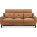 Aurora Furniture Chinook Power Reclining Leather Match Sofa Chinook Power Reclining Sofa - Saddle IMAGE 1