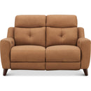 Aurora Furniture Chinook Power Reclining Leather Match Loveseat Chinook Power Reclining Loveseat - Saddle IMAGE 1