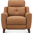 Aurora Furniture Chinook Power Leather Match Recliner Chinook Power Recliner - Saddle IMAGE 1