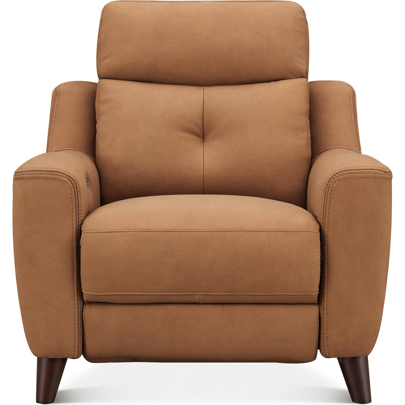 Aurora Furniture Chinook Power Leather Match Recliner Chinook Power Recliner - Saddle IMAGE 1
