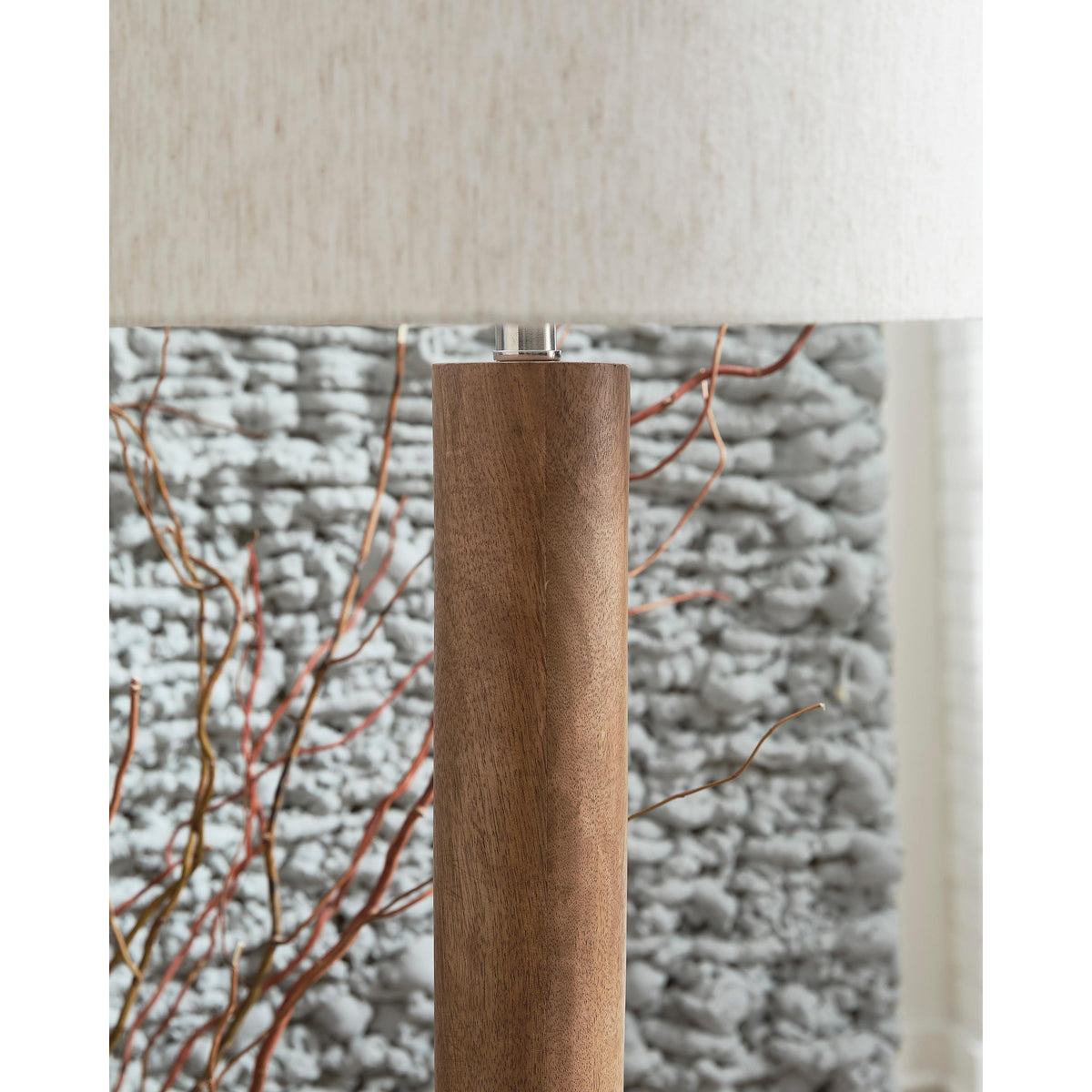 Signature Design by Ashley Ailsa L329111 Wood Floor Lamp
