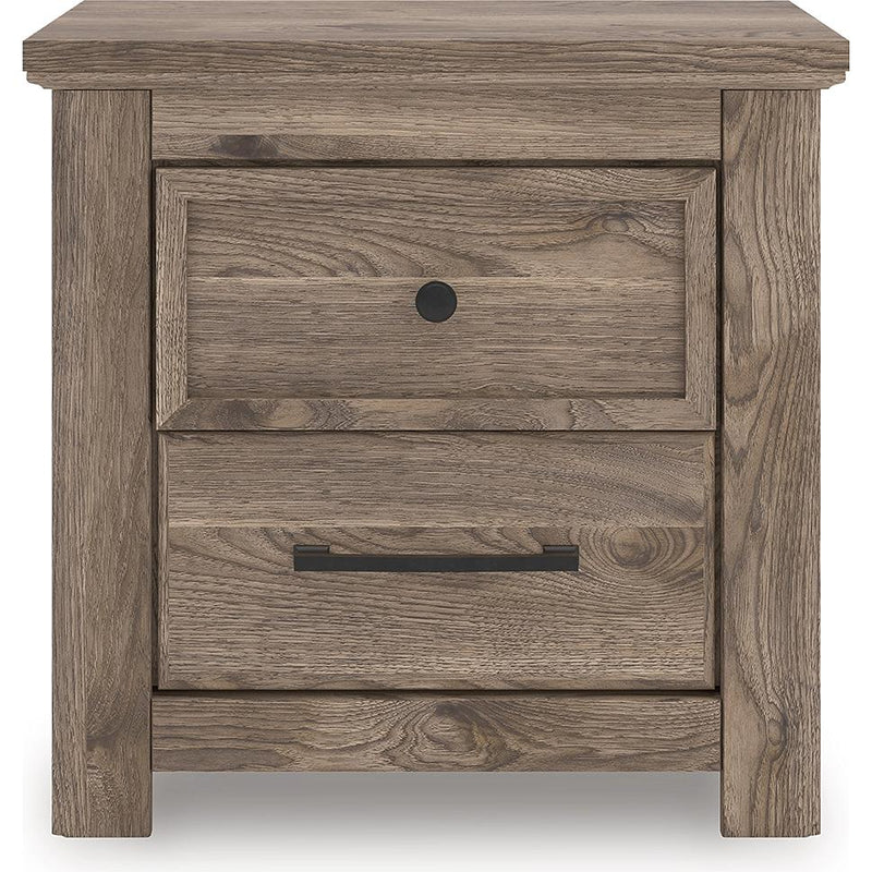  Signature Design by Ashley Rusticott PCB2260-92 Two Drawer Night Stand IMAGE 3