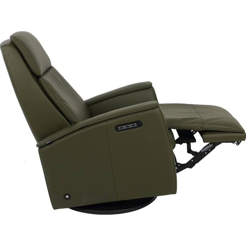 Fjords of Norway Recliners Power Crown Large Swivel Glider Recliner - Martini Olive IMAGE 3