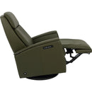 Fjords of Norway Recliners Power Crown Small Swivel Glider Recliner - Martini Olive IMAGE 3