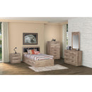  Dynamic Furniture Sahara 448 Bookcase Full Headboard IMAGE 2