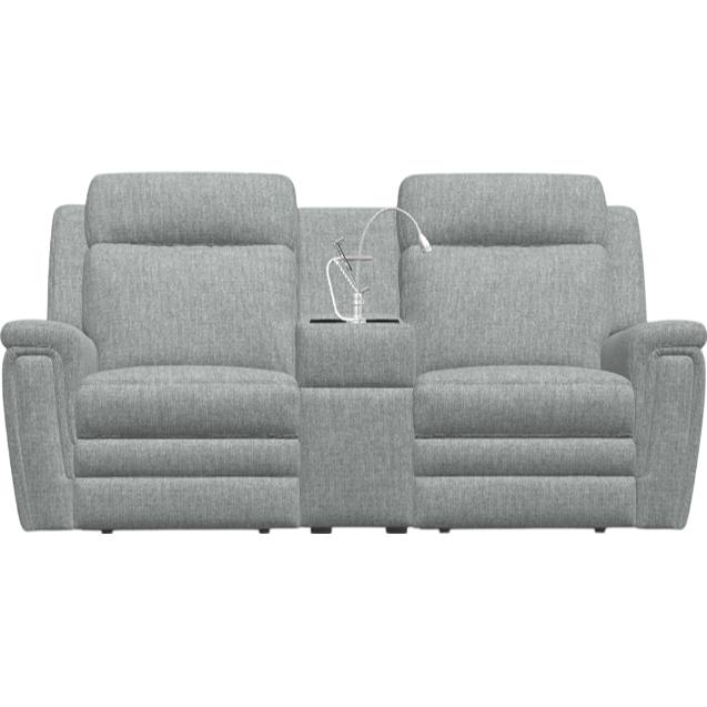 Palliser Asher Power Reclining Fabric Loveseat with Console 41065-68-BASILICA-CLAMBAKE IMAGE 2