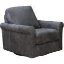 Amax Leather Chairs Swivel Brookfield Swivel Leather Chair - Grey IMAGE 1