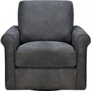 Amax Leather Chairs Swivel Brookfield Swivel Leather Chair - Grey IMAGE 2