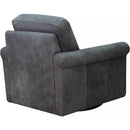 Amax Leather Chairs Swivel Brookfield Swivel Leather Chair - Grey IMAGE 3