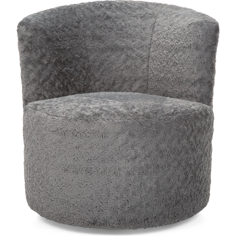  Decor-Rest Furniture Swivel Fabric Accent Chair 2410 Swivel Chair IMAGE 2