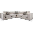  Decor-Rest Furniture Fabric 3 pc Sectional 2487 3 pc Sectional IMAGE 1