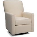  Decor-Rest Furniture Swivel Glider Fabric Accent Chair 2486 Swivel Glider Chair IMAGE 1