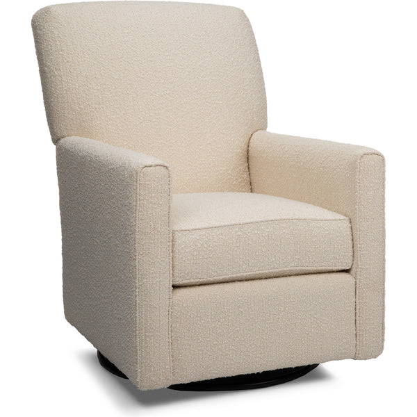  Decor-Rest Furniture Swivel Glider Fabric Accent Chair 2486 Swivel Glider Chair IMAGE 1
