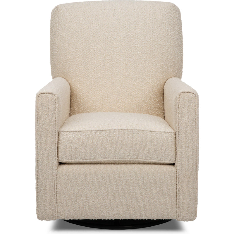  Decor-Rest Furniture Swivel Glider Fabric Accent Chair 2486 Swivel Glider Chair IMAGE 2