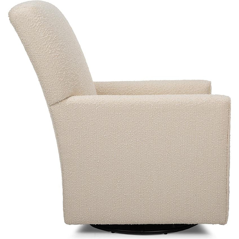  Decor-Rest Furniture Swivel Glider Fabric Accent Chair 2486 Swivel Glider Chair IMAGE 3
