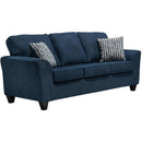  Minhas Furniture Sofas Stationary 8111 sofa Exhale Cobalt IMAGE 1