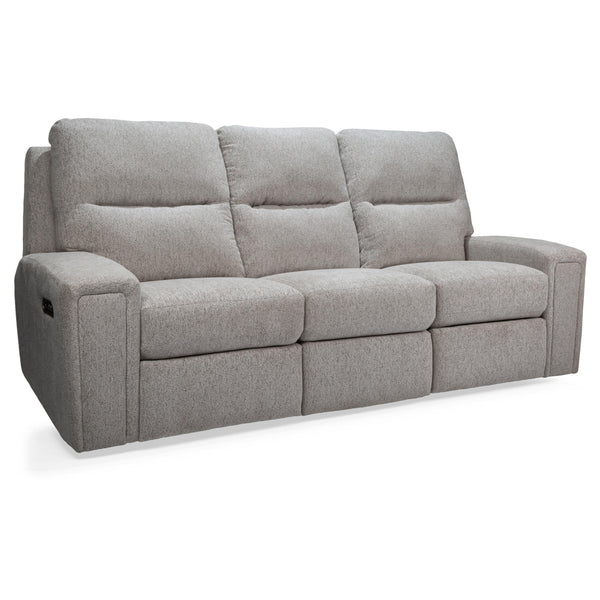  Decor-Rest Furniture Sofas Power Recline M8500P Power Reclining Sofa with Headrest & Lumbar IMAGE 1