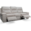  Decor-Rest Furniture Sofas Power Recline M8500P Power Reclining Sofa with Headrest & Lumbar IMAGE 2