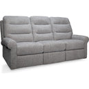  Decor-Rest Furniture Sofas Power Recline M8508P Power Reclining Sofa with Headrest & Lumbar IMAGE 1