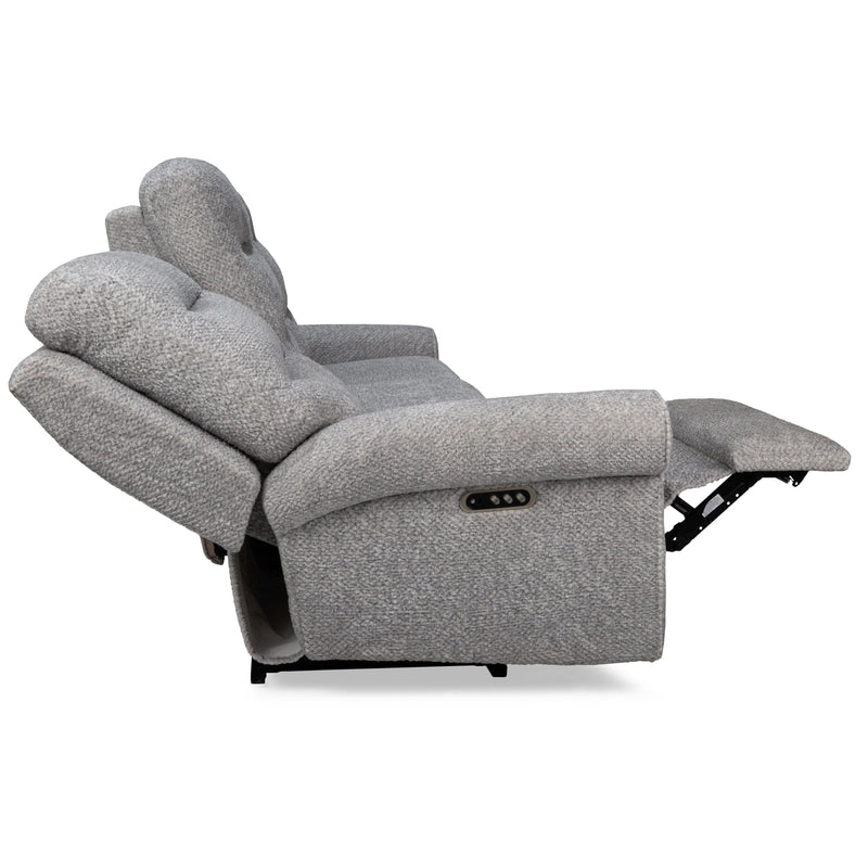  Decor-Rest Furniture Sofas Power Recline M8508P Power Reclining Sofa with Headrest & Lumbar IMAGE 6