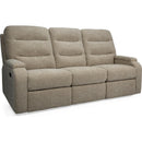  Decor-Rest Furniture Sofas Power Recline M8510P Power Reclining Sofa with Headrest & Lumbar IMAGE 1
