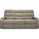  Decor-Rest Furniture Sofas Power Recline M8510P Power Reclining Sofa with Headrest & Lumbar IMAGE 3