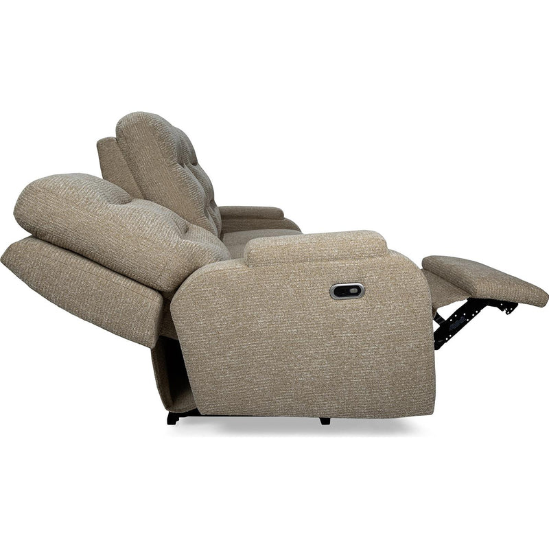  Decor-Rest Furniture Sofas Power Recline M8510P Power Reclining Sofa with Headrest & Lumbar IMAGE 6