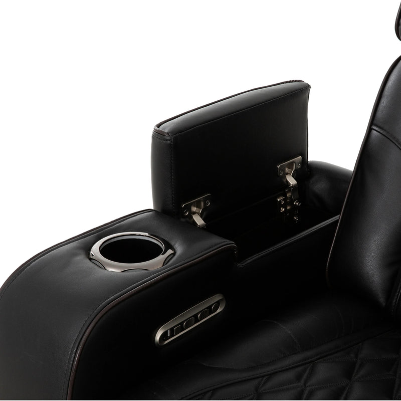  Primo International Heritage Power Glider Leather Match Recliner 74156 IMAGE 3