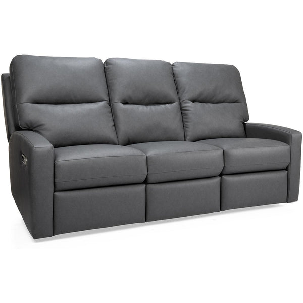  Decor-Rest Furniture Sofas Power Recline M8505P Power Reclining Sofa with Headrest & Lumbar IMAGE 1
