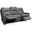  Decor-Rest Furniture Sofas Power Recline M8505P Power Reclining Sofa with Headrest & Lumbar IMAGE 2