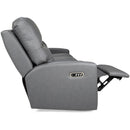  Decor-Rest Furniture Sofas Power Recline M8505P Power Reclining Sofa with Headrest & Lumbar IMAGE 5
