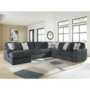  Signature Design by Ashley Midnight-Madness 98105S1 4 pc Sectional with Chaise IMAGE 2