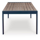  Signature Design by Ashley East Beach PCP587-625 Rectangular Dining Table with Umbrella Option IMAGE 3