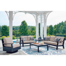  Signature Design by Ashley East Beach PCP587-821 Swivel Glider Chair with Cushion IMAGE 5