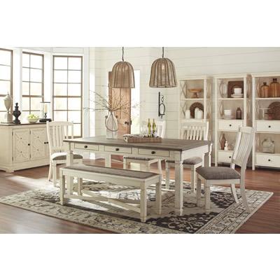 Signature Design by Ashley Bolanburg D647D2 6 pc Dining Set IMAGE 3