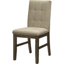  Monarch I 1378 37"H Dining Chair - Grey/Brown Fabric Seat IMAGE 2