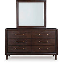  Benchcraft Dantenton 6-Drawer Dresser with Mirror B611-31/B611-36 IMAGE 2