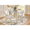  Signature Design by Ashley Square Larawyn Counter Height Dining Table PCD575-13 IMAGE 6