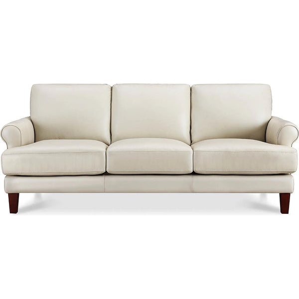 Amax Leather Veronica 6593 Zero Gravity Sofa - Bedford Vanilla