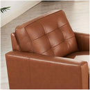  Hydeline Aiden Stationary Leather Match Chair Aiden Chair - Nutmeg IMAGE 2