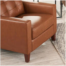  Hydeline Aiden Stationary Leather Match Chair Aiden Chair - Nutmeg IMAGE 4