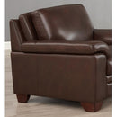  Hydeline Magnum Stationary Leather Match Chair Magnum Chair - Chestnut IMAGE 2
