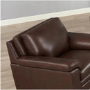  Hydeline Magnum Stationary Leather Match Chair Magnum Chair - Chestnut IMAGE 3