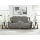  Signature Design by Ashley Mixed Motion PC8350518 Power Reclining Loveseat with Console  & Adjutasble Headrest IMAGE 7